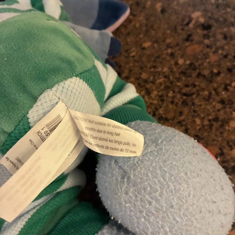 Disney Store Stitch Plush Bedtime Pajamas PJ Feet Lilo & Stitch Stuffed Animal